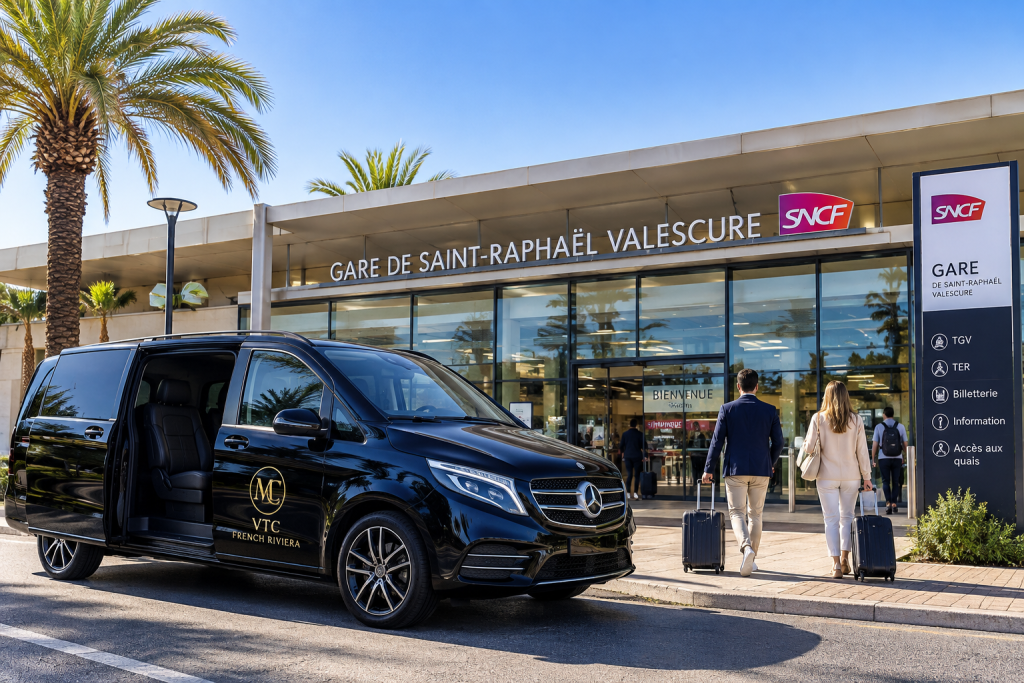 Transfert Gare de Saint-Raphaël Valescure
